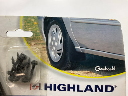 Highland Group 82122 Universal Splash Guards / Mud Flaps - 13''X7'' W/ Chevy Logo