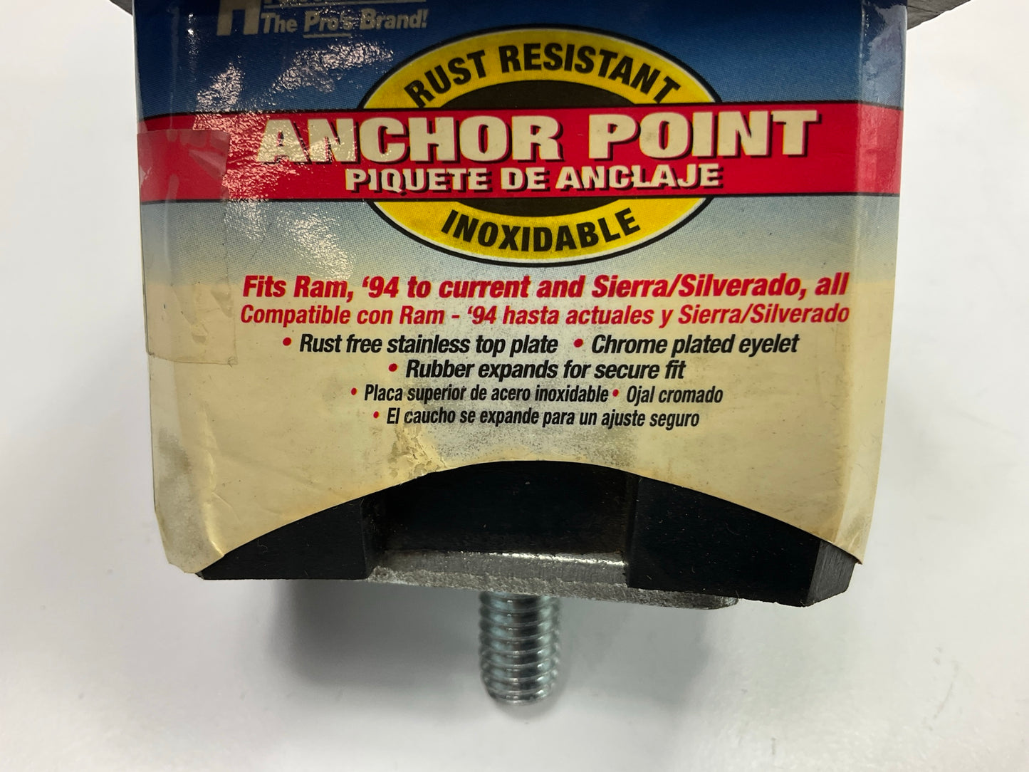 (2) Highland 92522 Chrome Large Stake Pocket Truck Bed Anchor Point