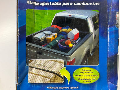 Highland 9500600 Black Heavy Duty Adjustable Truck Cargo Net - Hold Down Loads