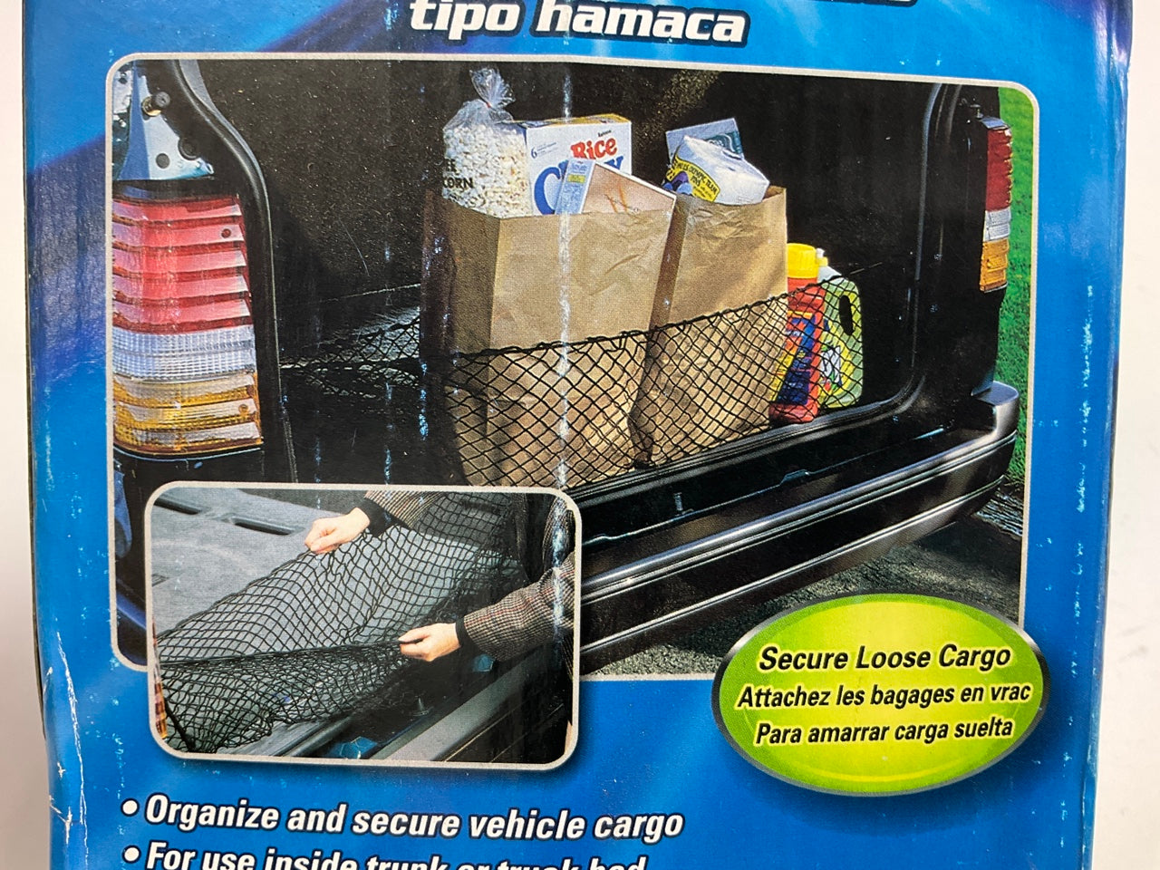 Highland Group 95012 SUV Hammock Style Cargo Storage Net, 45''-60'' Wide X 12'' H