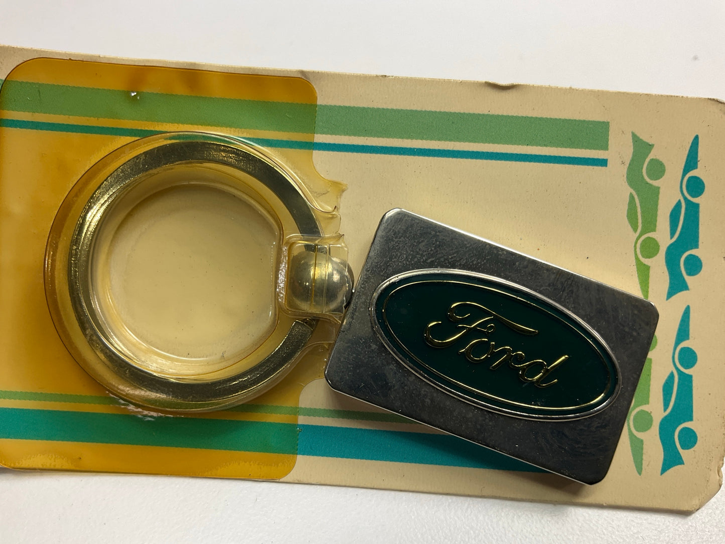 Hillman 711593 Metal Blue Ford Logo Key Chain