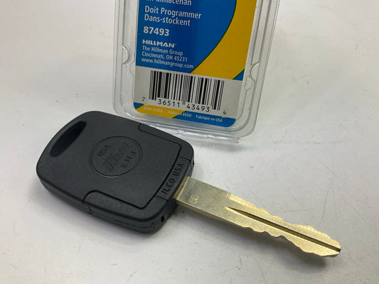 Hillman 87493 Blank Transponder Key For Nissan N102T-EK - REQUIRES PROGRAMMING