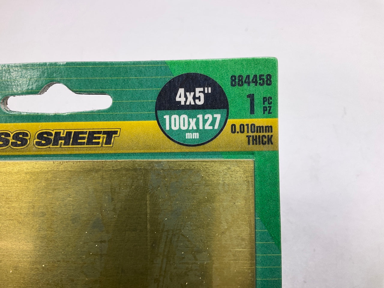 (3) Hillman 4-in X 5-in Brass Solid Sheet Metal, 0.010-in Thick
