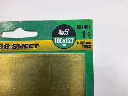 (3) Hillman 4-in X 5-in Brass Solid Sheet Metal, 0.010-in Thick