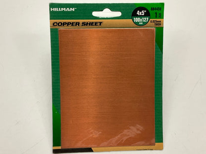 Hillman 884459 4''x5'' Copper Sheet, 0.025mm Thick