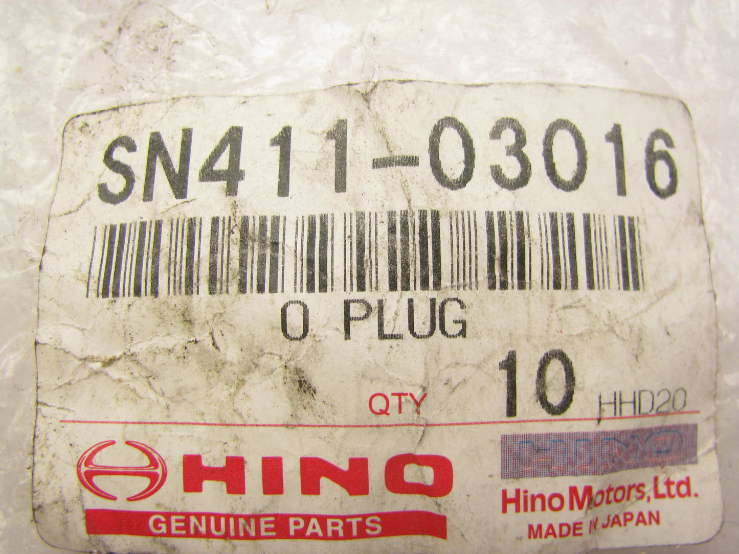 (10) NEW - OEM Hino SN41103016 Freeze Expansion Plug