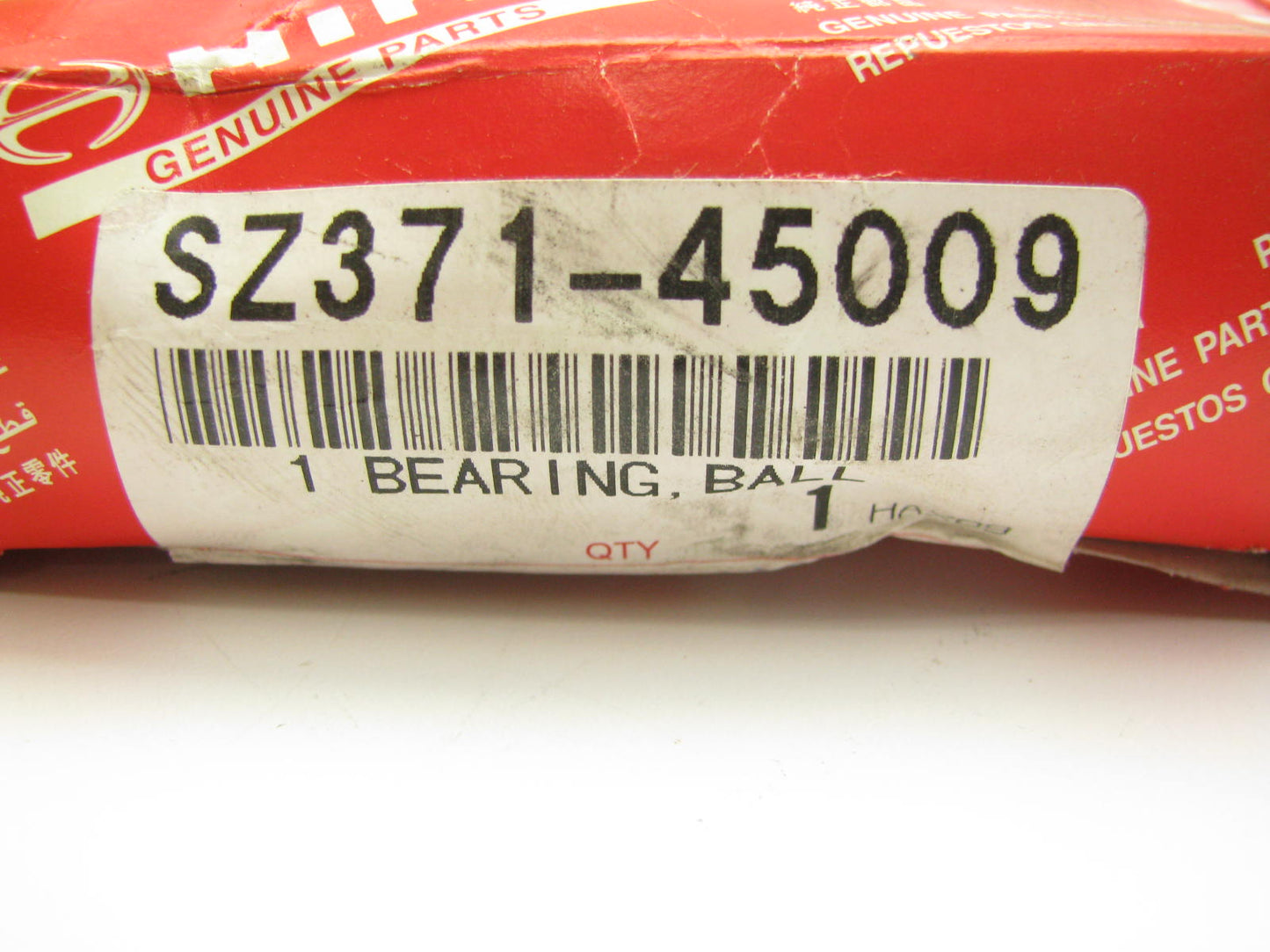 NEW - OEM Hino SZ37145009 Engine Rear Power Take Off PTO Bearing   NSK 6309