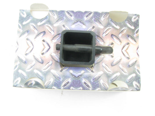 CHROME/ BLACK 2'' HITCH RECEIVER COVER CAP - Hitch Caps H1027 For JEEP