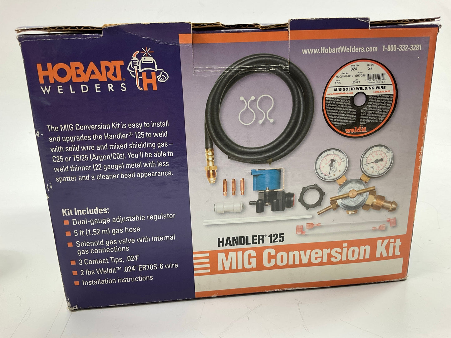 Hobart 195158 Handler 125 MIG Gas Conversion Kit
