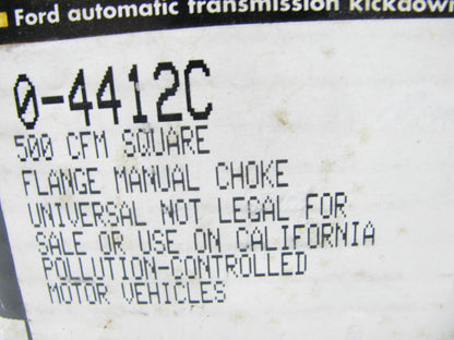 NEW IN BOX - Holley 0-4412C 2-BBL Avenger Carburetor 50cc 500 Cfm - Model 2300