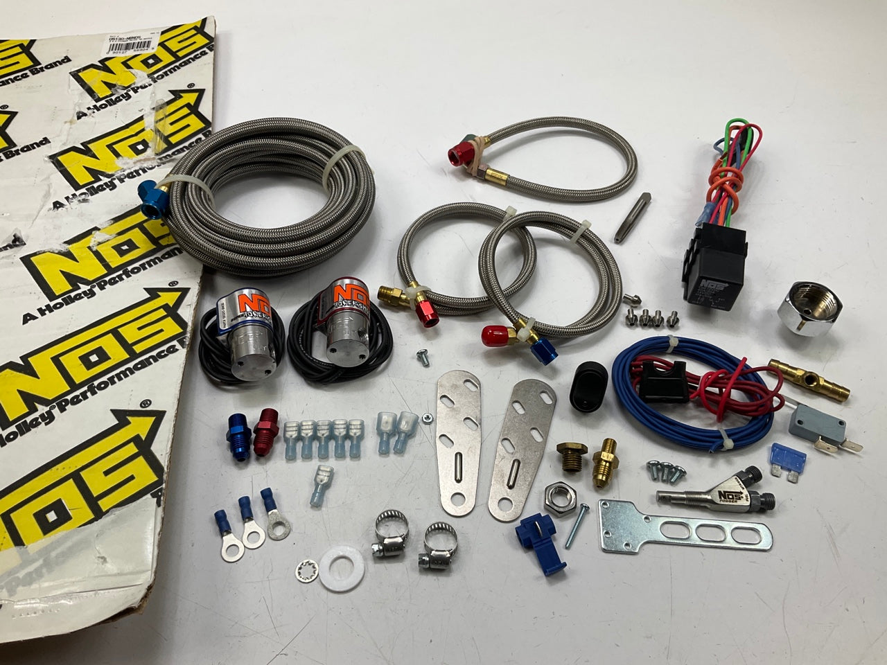 INCOMPLETE, AS SHOWN AS IS - NOS 05130NOS NOS Single Fogger Wet Nitrous System