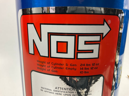 NOS 05130NOS Single Fogger Wet Nitrous System +75 HP Max - With 10 Lbs. Bottle