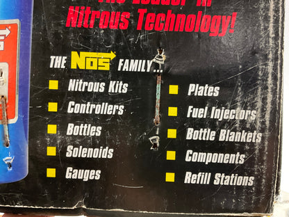 NOS 05130NOS Single Fogger Wet Nitrous System +75 HP Max - With 10 Lbs. Bottle