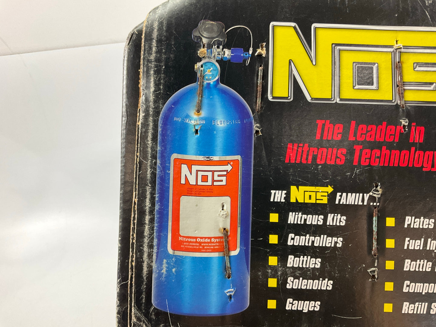 NOS 05130NOS Single Fogger Wet Nitrous System +75 HP Max - With 10 Lbs. Bottle