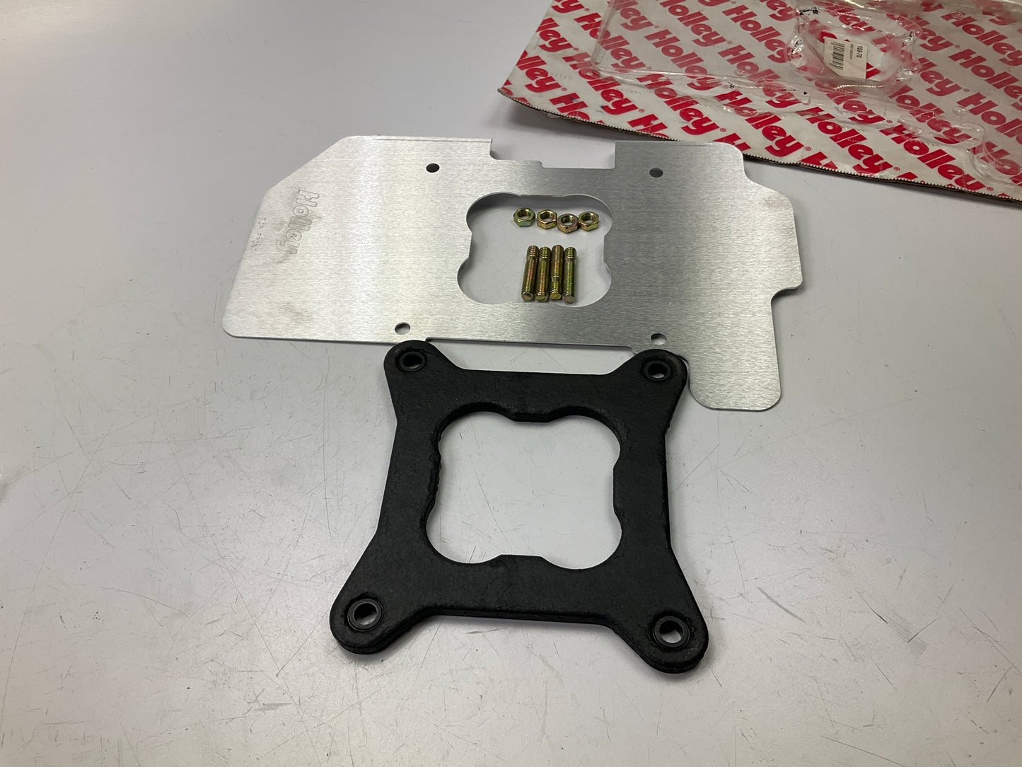 MISSING CARBURETOR GASKET -  Holley 108-70 Aluminum Heat Shield