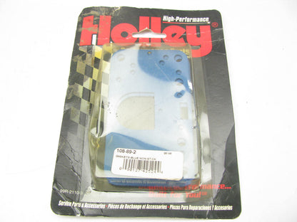 2 (Two) Holley 108-89-2 Carburetor Metering Block Gaskets Non-Stick Reusable