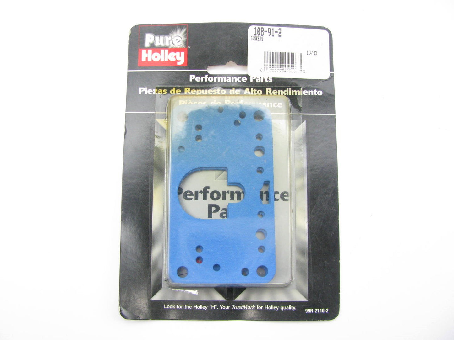 Blue Non-Stick Carburetor Metering Block Gaskets 4150 4160 4175 - 108-91-2