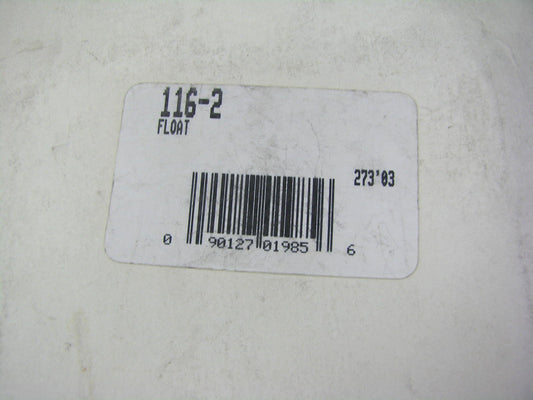 Holley 116-2 CENTER Hung BRASS Carburetor Float 2300 4150 4160C 4165