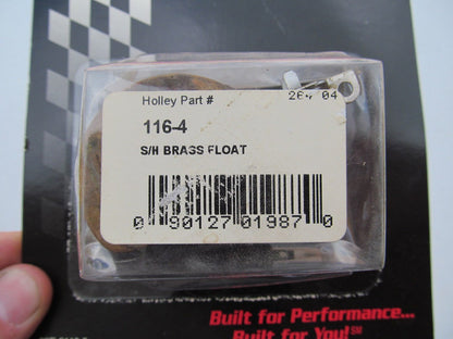 NEW For Holley 116-4 Carburetor Float Side Hung Brass Adjustable Style Carb