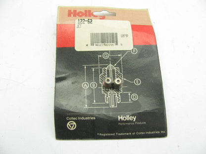 Holley 122-62 Carburetor Main Jets - Size 62 1/4-32 Thread .061'' Hole