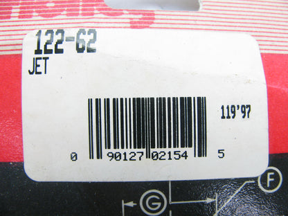 Holley 122-62 Carburetor Main Jets - Size 62 1/4-32 Thread .061'' Hole
