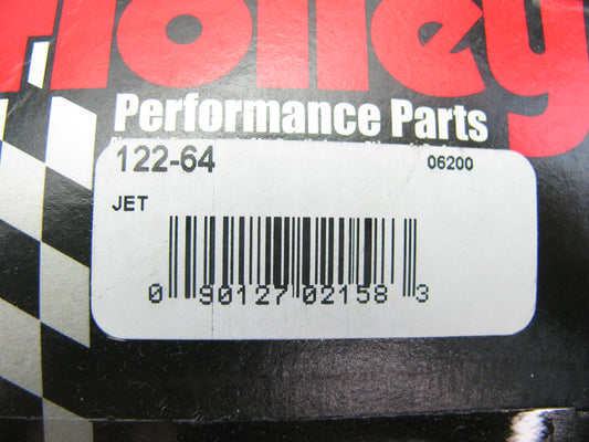 Holley 122-64 Carburetor Main Jets - Size 64 1/4-32 Thread .064'' Hole