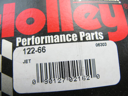 Holley 122-66 Carburetor Main Jets - Size 66 1/4-32 Thread .066'' Hole