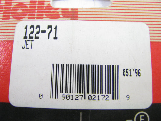 Holley 122-71 Carburetor Standard Main Jet, 1/4-32 Thread, .076'' Jets