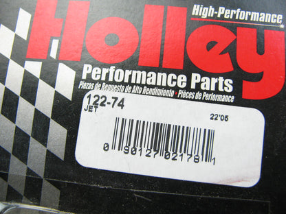 Holley 122-74 Carburetor Main Jet - 1/4''-32 Thread .080'' Size