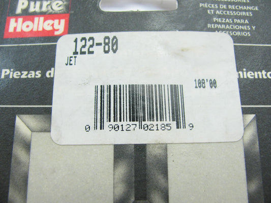 Holley 122-80 Carburetor Main Jets - Size 80 1/4-32 Thread .089'' Hole