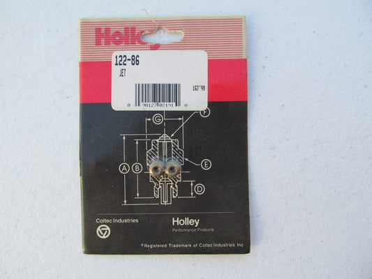 Holley 122-86 Carburetor Jets Number 86 Hole Size .100''  HOLLEY 4150, 4160, 4500