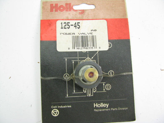 Holley 125-45 Single-Stage Power Valve 4.5'' 2-BBL 4-BBL 2300 4150 4160 4500