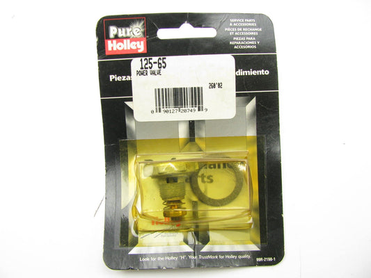 Holley 125-65 Power Valve 6.5 In Hg Single Stage 2300 4150 4160 4165 Carburetor