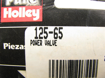 Holley 125-65 Power Valve 6.5 In Hg Single Stage 2300 4150 4160 4165 Carburetor