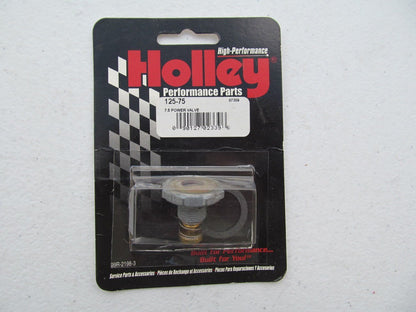 Holley 125-75 Single Stage Power Valve 7.5'' HG