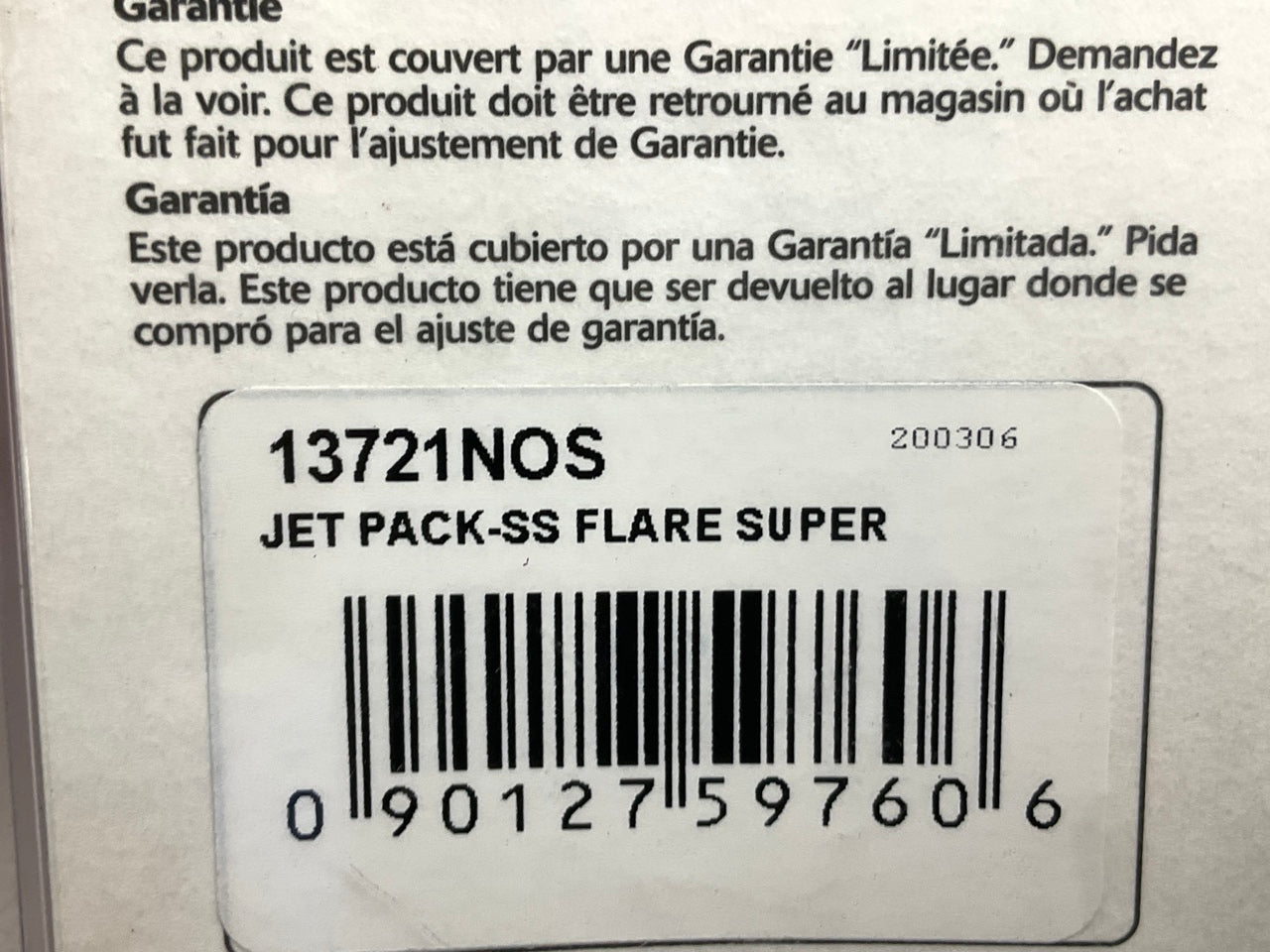 Holley 13721NOS NOS Super Powershot Nitrous Flare Jet Pack - 6 Jets