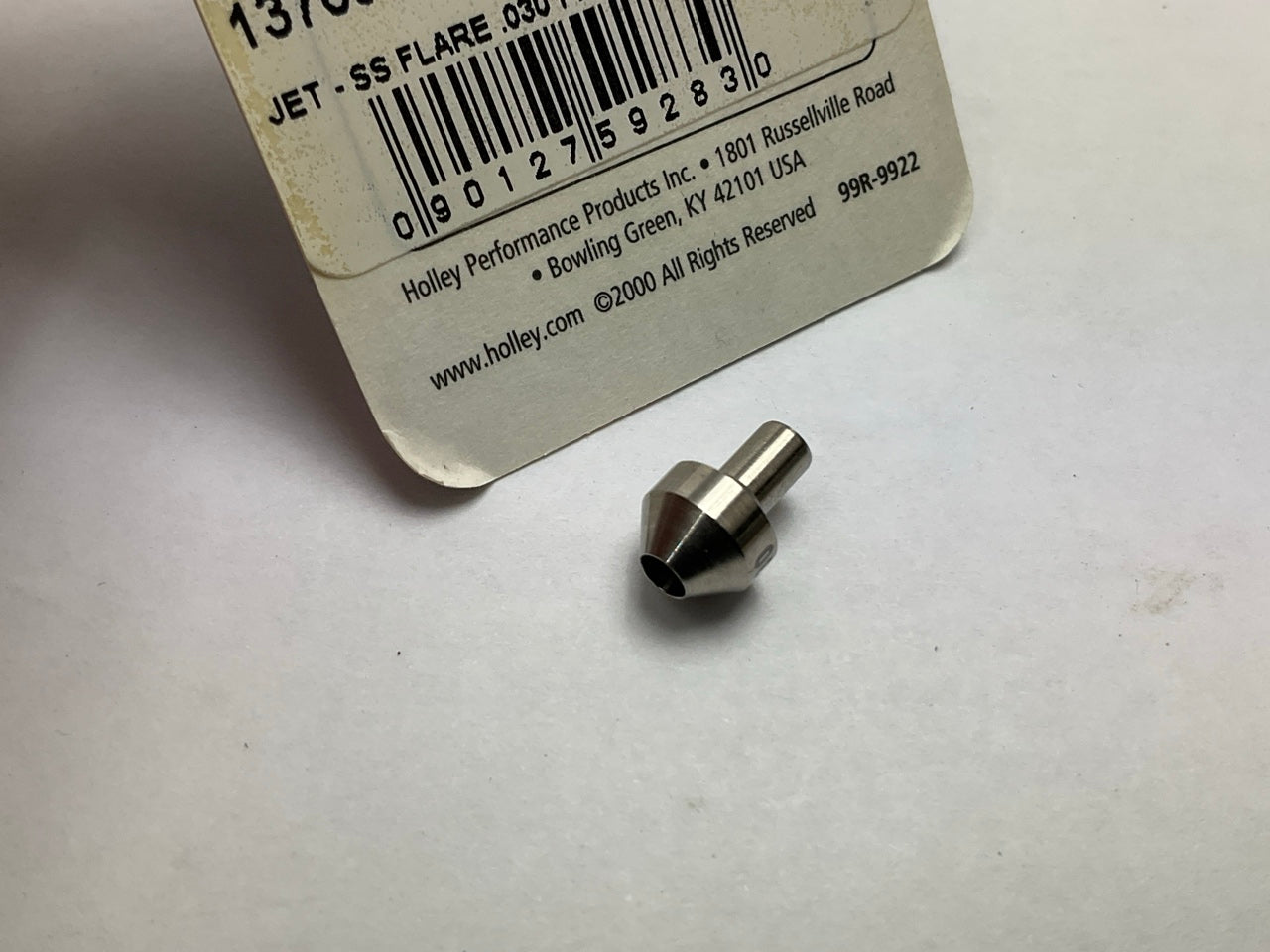 Holley 13760-30NOS NOS Precision SS Stainless Steel Nitrous Flare Jet .030