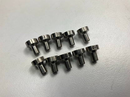 (10) PACK  Holley NOS 13765-41NOS Nitrous Oxide Jet Flare Stainless Steel 0.041''