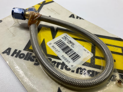 For Holley 15210NOS NOS Stainless Steel Braided Hose -4AN X 1-Foot Blue