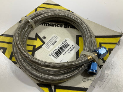 For Holley 15260NOS  NOS Nitrous Stainless Steel Braided Hose 6 FOOT, BLUE, -4AN