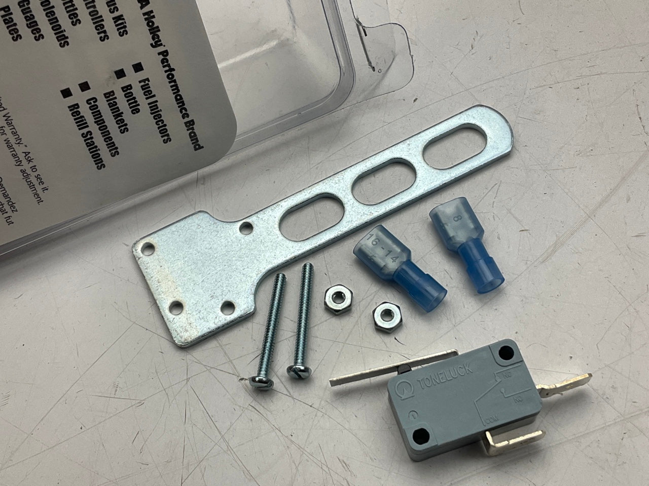 Holley 15640NOS Nitrous Oxide NOS Microswitch & Bracket - WOT Wide Open Throttle
