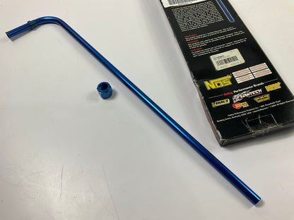 16160NOS - 90 Degree Nitrous NOS Bottle Blowdown Tube - Blue