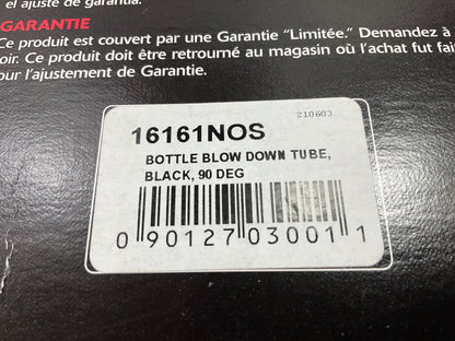 Holley 16161NOS NOS 90 Degree Nitrous Bottle Blowdown Tube - Black