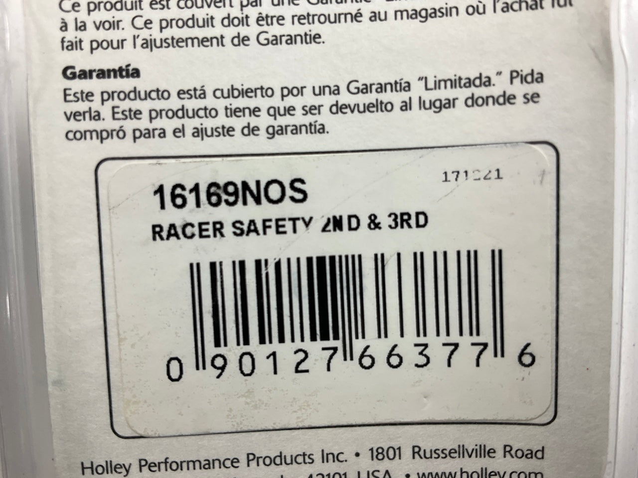 Holley 16169NOS NOS Nitrous Bottle Racer Safety Blow-Off Adapter, -8AN