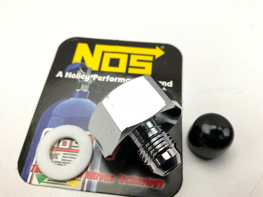 Holley 16230NOS -6AN Nitrous Bottle Nut Adapter & PTFE Washer