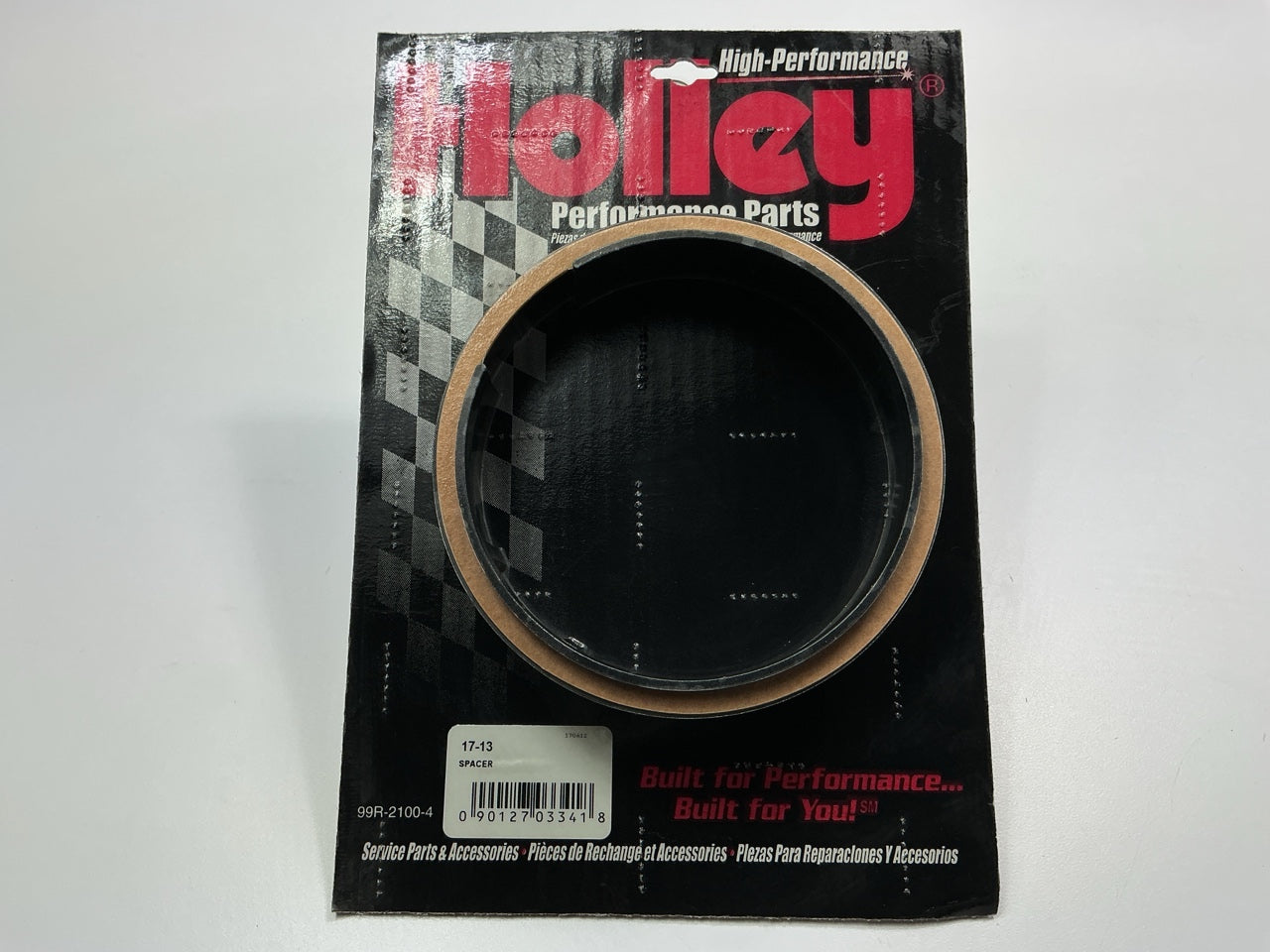 Holley 17-13 Air Filter Spacer, Black Plastic 1.375'' High 5-1/8'' Carburetor Neck