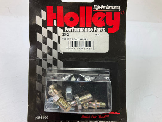 Holley Carburetor Throttle Ball Assortment Kit (1/4'', 5/16'', 7/32'' & 3/8'')