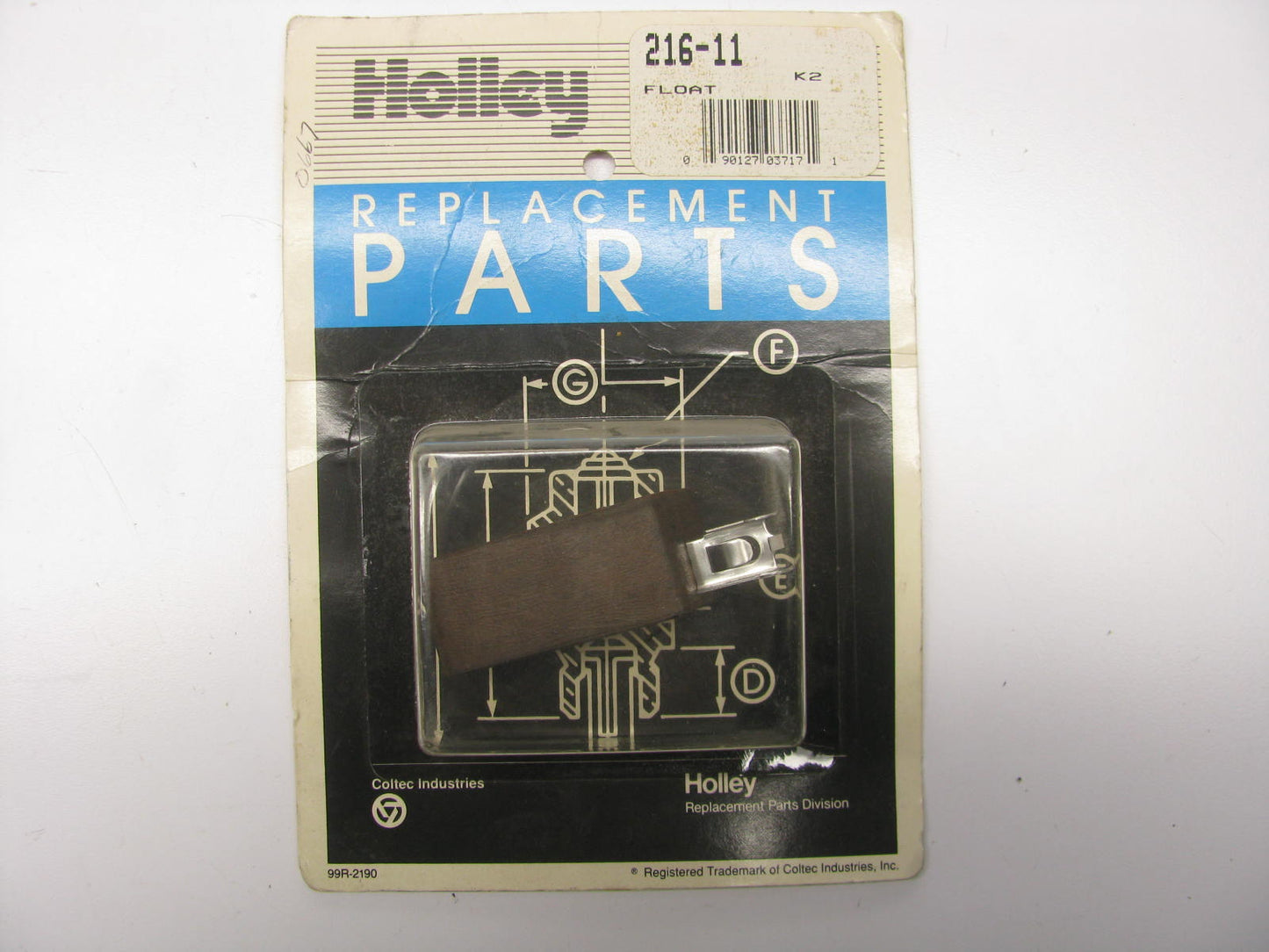 216-11 - Carburetor Float For Holley 2-BBL 2209 2210 2245 - 10.5 Gr