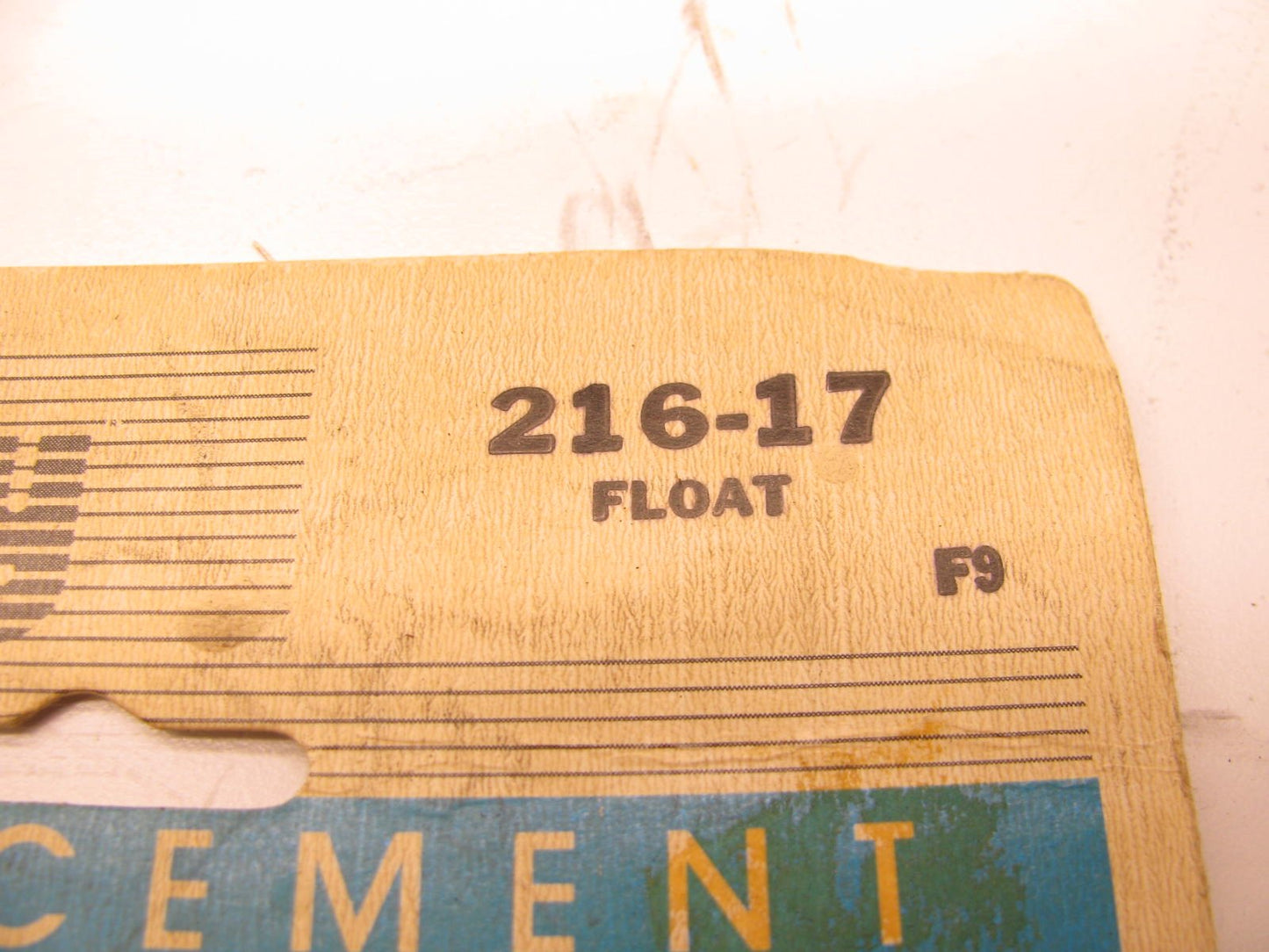 216-17 - Carburetor Brass Float - Carter YF 1-BBL