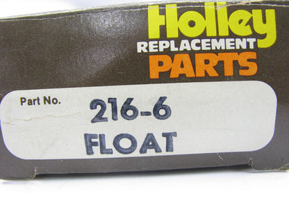 Holley 216-6 Carburetor Float 1976-1978 Chevrolet Pontiac 1.6L Rochester 1-BBL